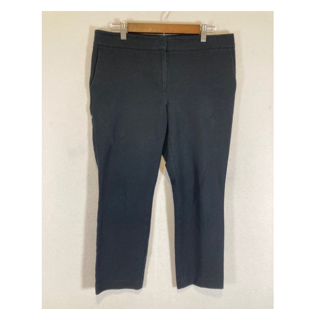 Professional Ann Taylor Factory Women 10‎ Black Signature Ankle Dress Pants